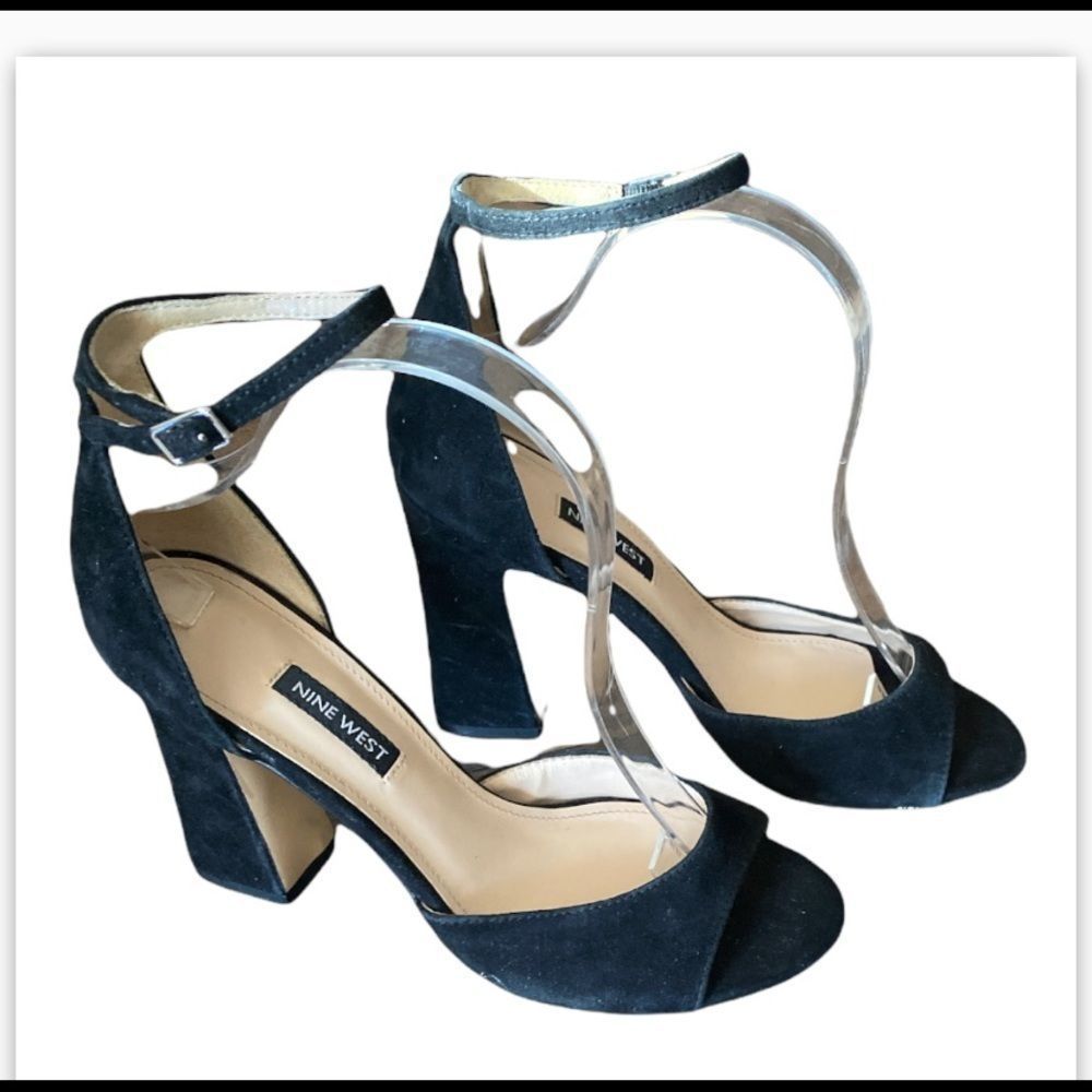 Nine West Suede heeled sandals Sze 8M